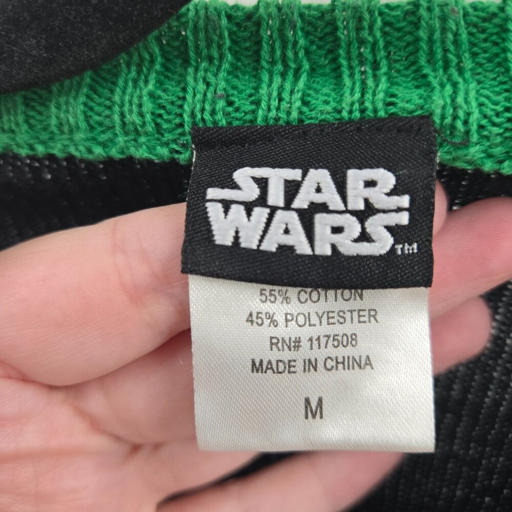 Star Wars Stormtrooper Green Christmas Sweater Size Medium - Picture 5 of 6